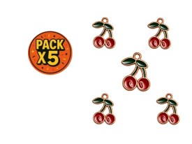 Dije Esmaltado Cerezas